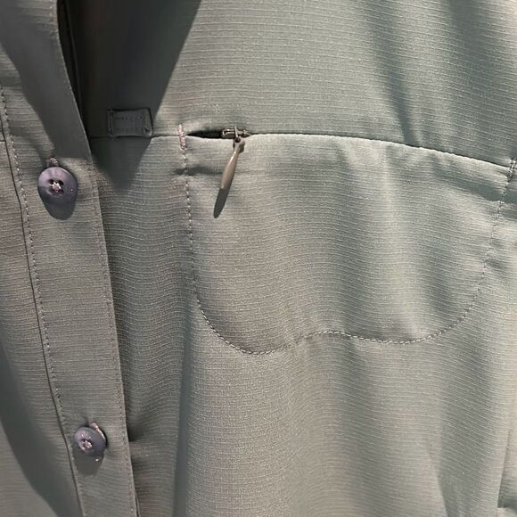 REI SAGE Blue Hiking Shirt Large - Picture 9 of 12